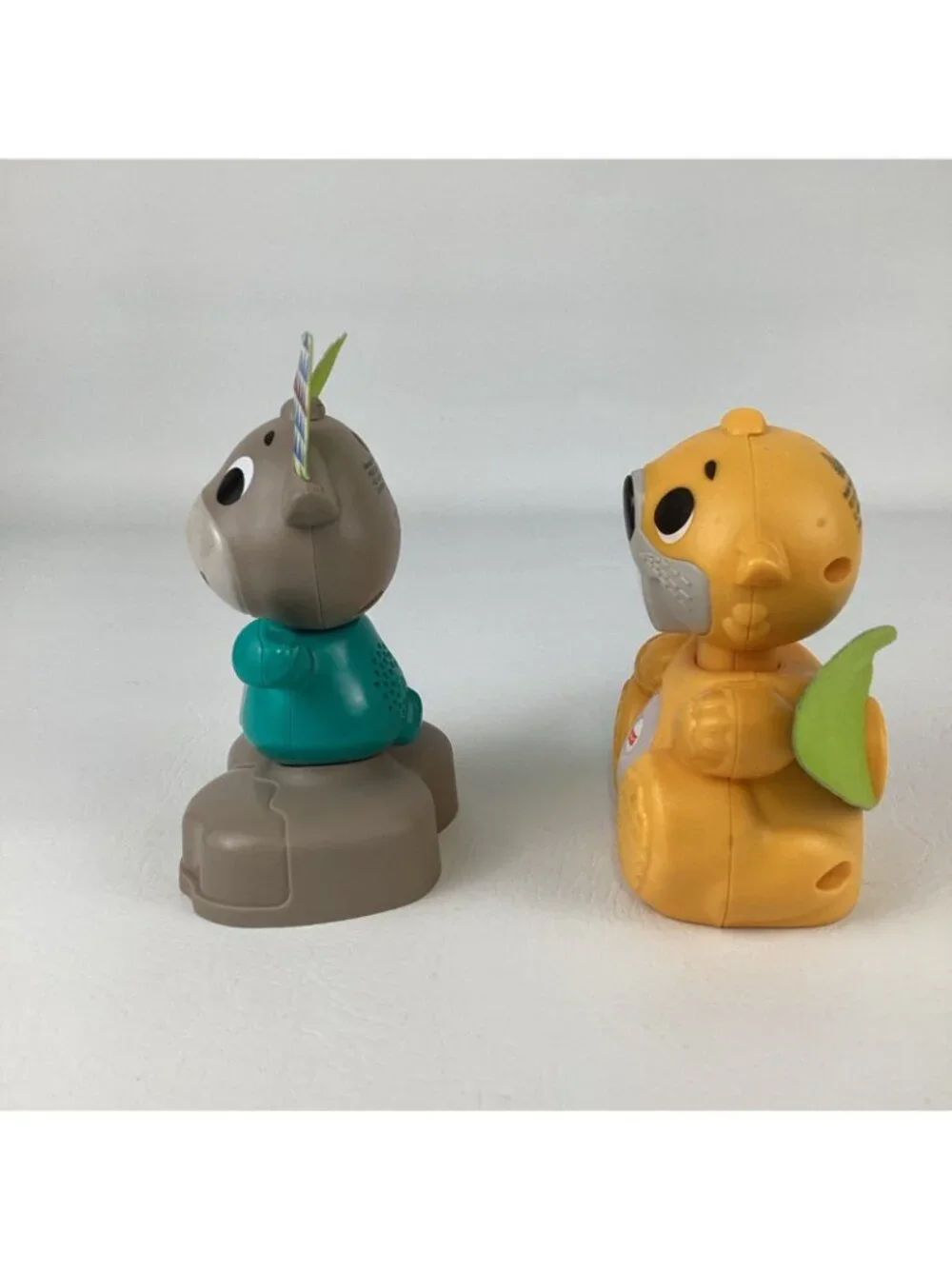 Fisher Price Linkimals Beaver Moose Interactive Musical Lights Learning Toy Lot